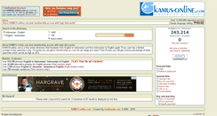 Desktop Screenshot of kamus-online.com